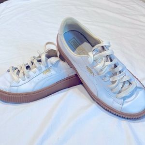 PUMA basket platform, sz 8